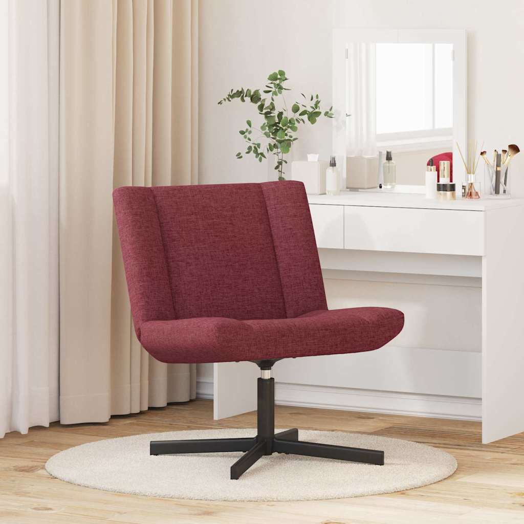 Drejestol Vinrød Polyesterstoff med metallbase Standard Sving