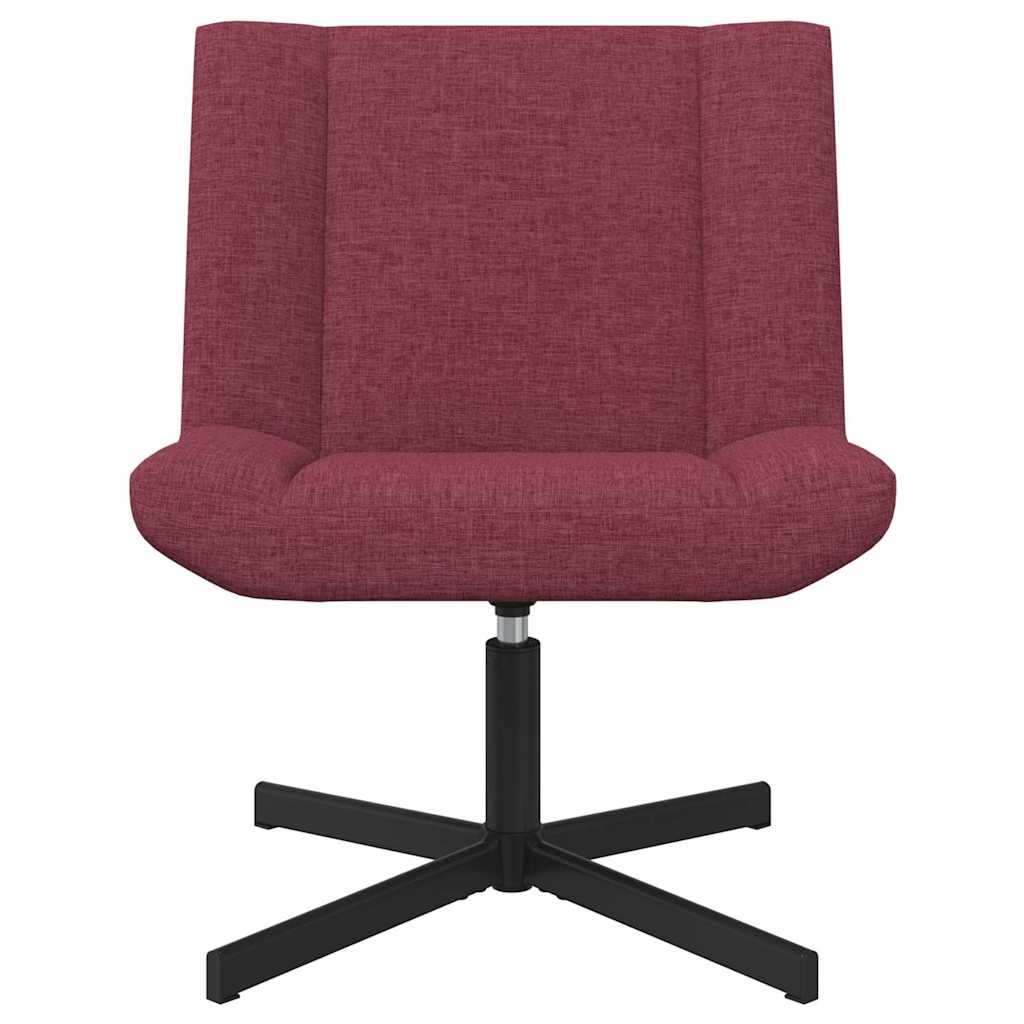 Drejestol Vinrød Polyesterstoff med metallbase Standard Sving
