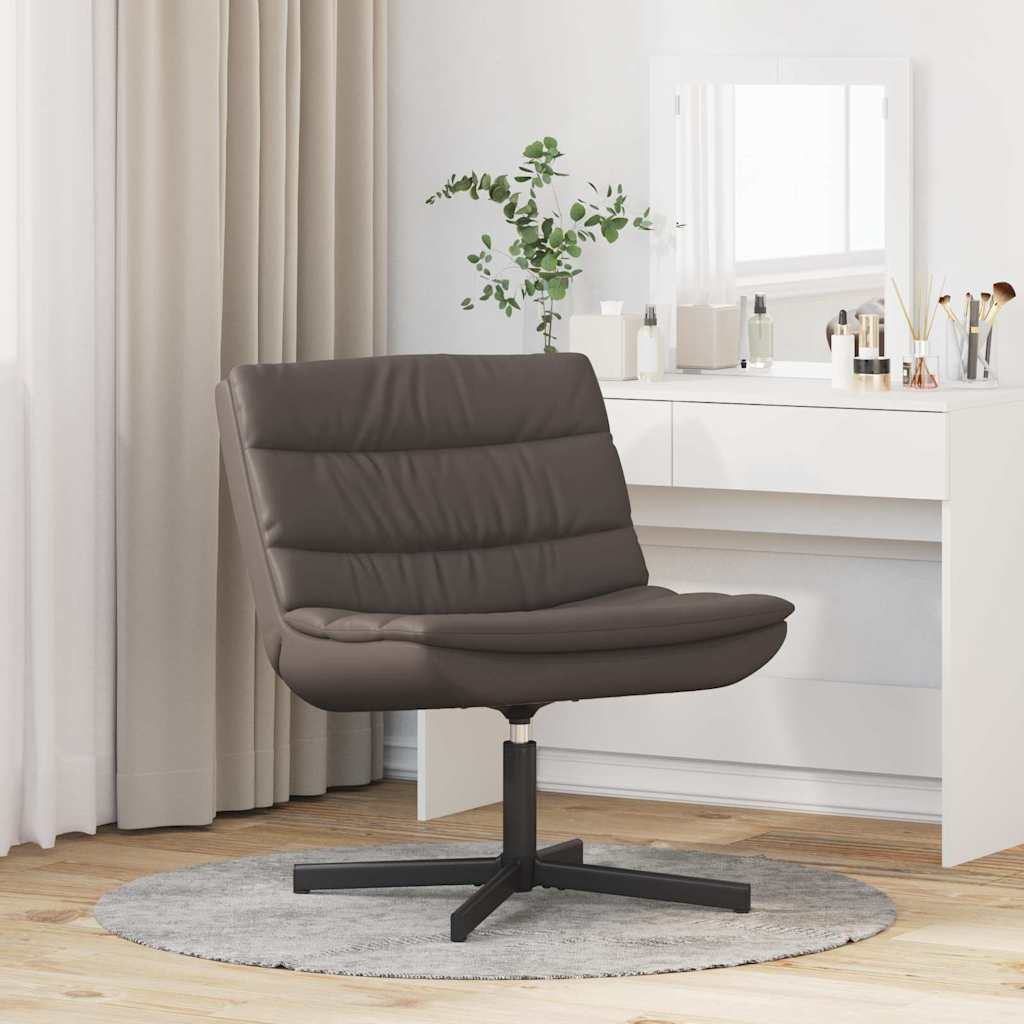Drejestol Brun Kunstlær Middels Ergonomisk Drejestol