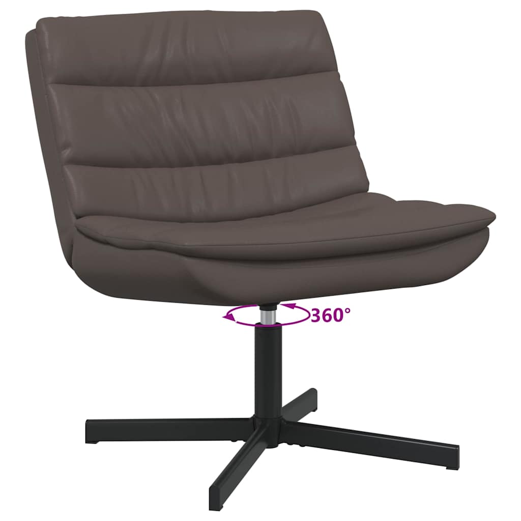 Drejestol Brun Kunstlær Middels Ergonomisk Drejestol