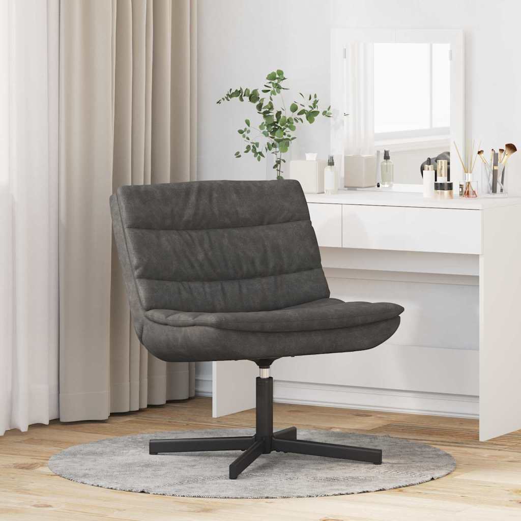Drejestol Jet Black Polyester, Metall Standard Dreie Drejestol