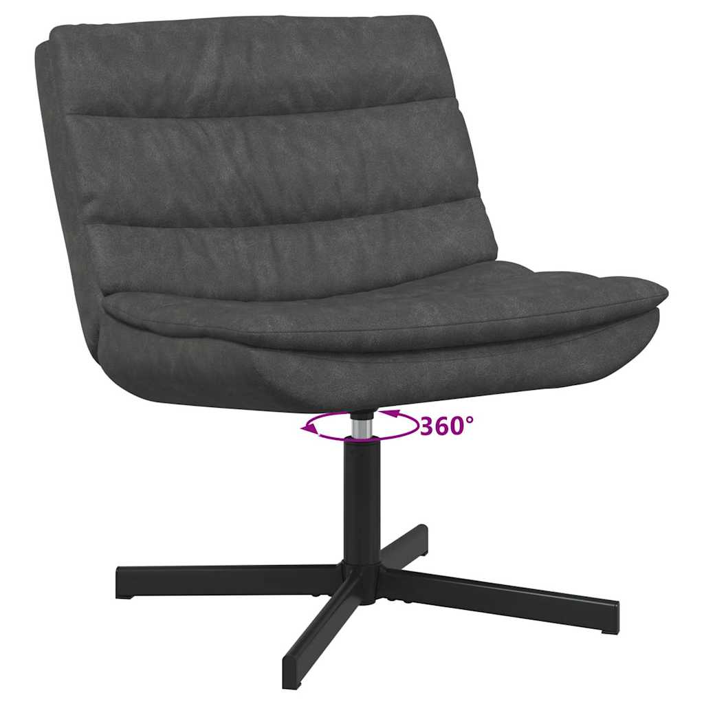 Drejestol Jet Black Polyester, Metall Standard Dreie Drejestol