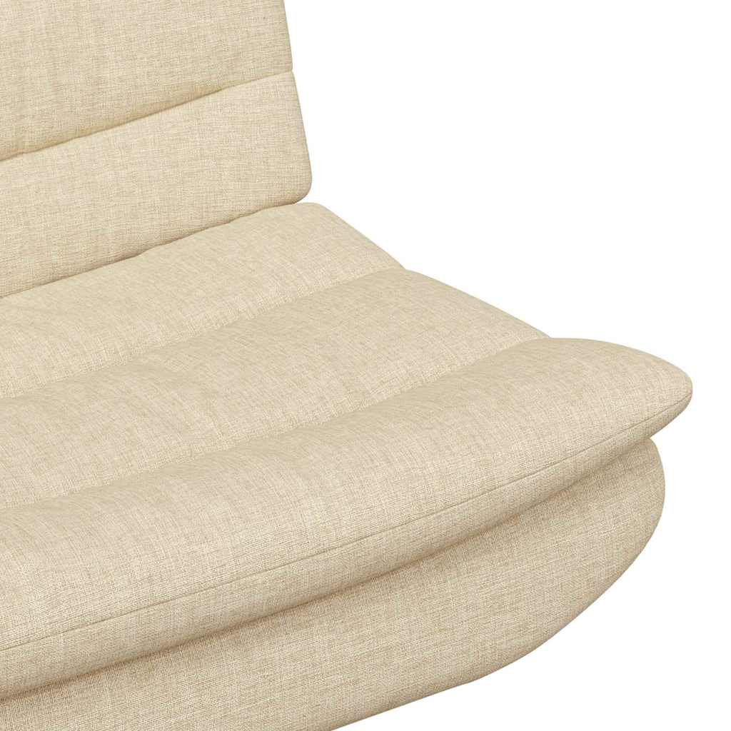 Drejestol Krem Polyesterstoff, metallbase Medium Sving