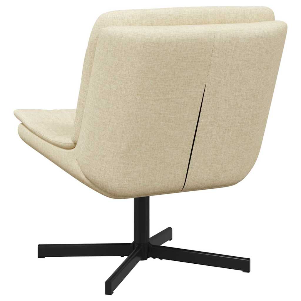 Drejestol Krem Polyesterstoff, metallbase Medium Sving
