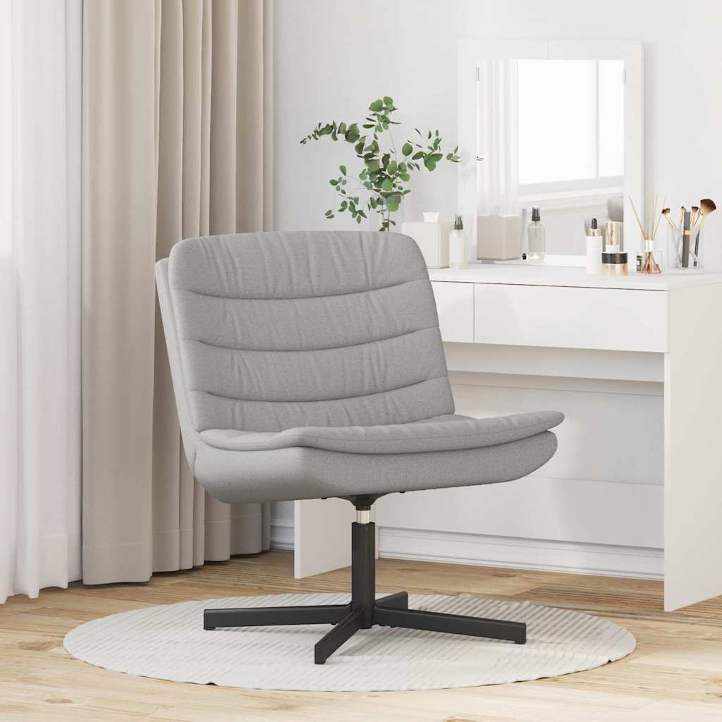 Drejestol Lysegrå Polyesterstoff, metallbase Medium