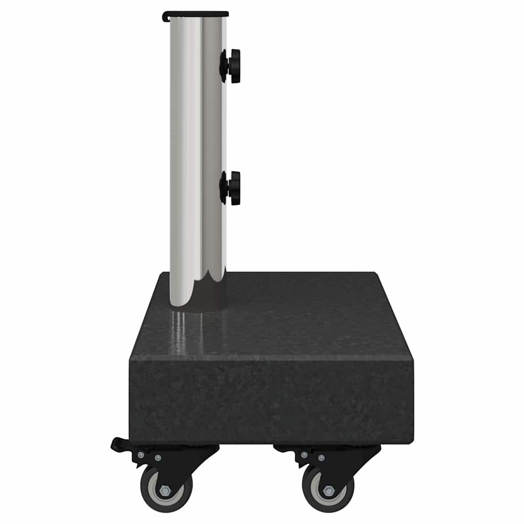 Parasollfot Svart 45 x 25 x 45 cm Granitt og Stål