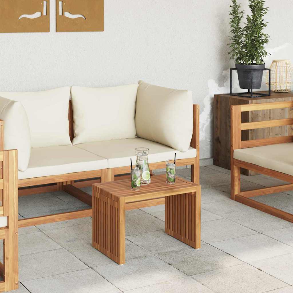 Hagesidebord Brun 50 x 32.5 x 35 cm Heltre teak