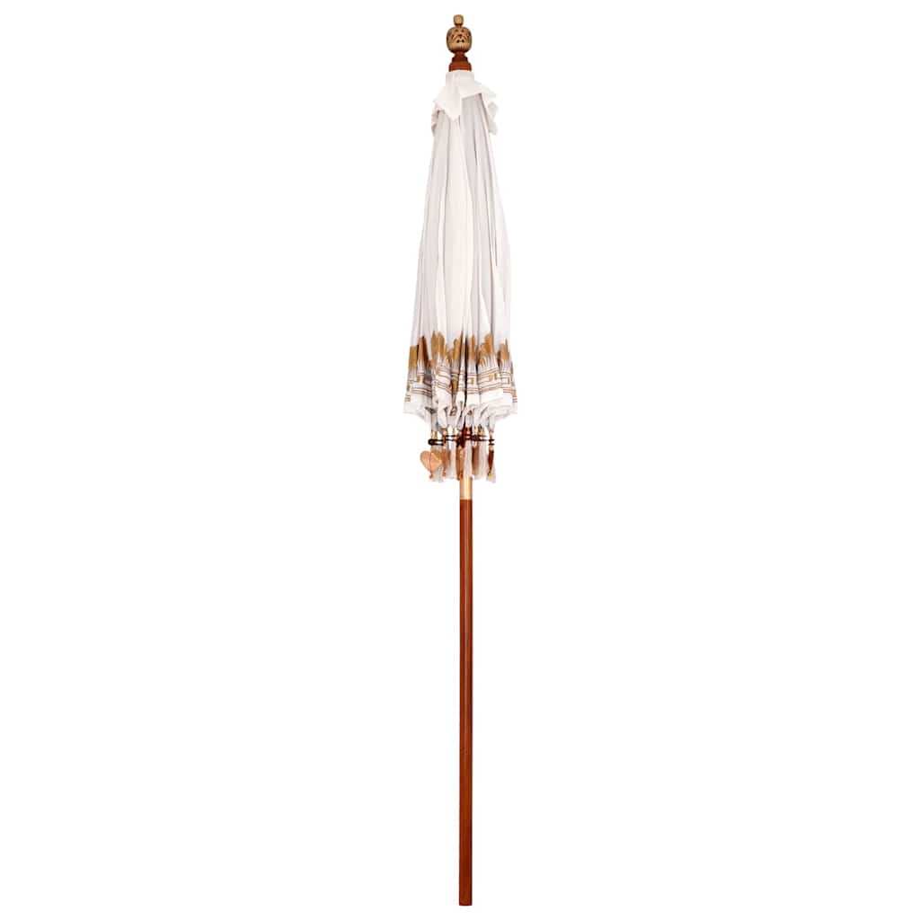 Parasoll Annet Krem x 250 cm Bomull og tre
