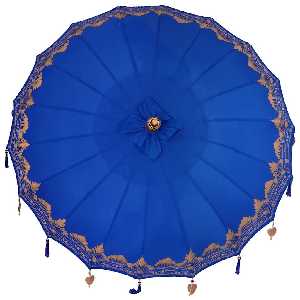 Parasoll Annet Blå x 250 cm Bomull og tre