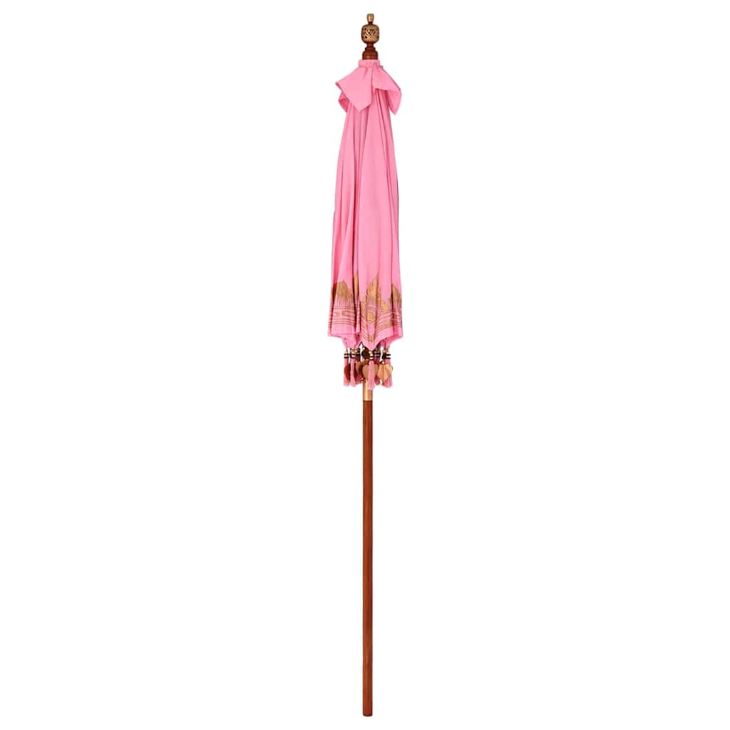 Parasoll Annet Rosa x 260 cm Bomull og solid tre