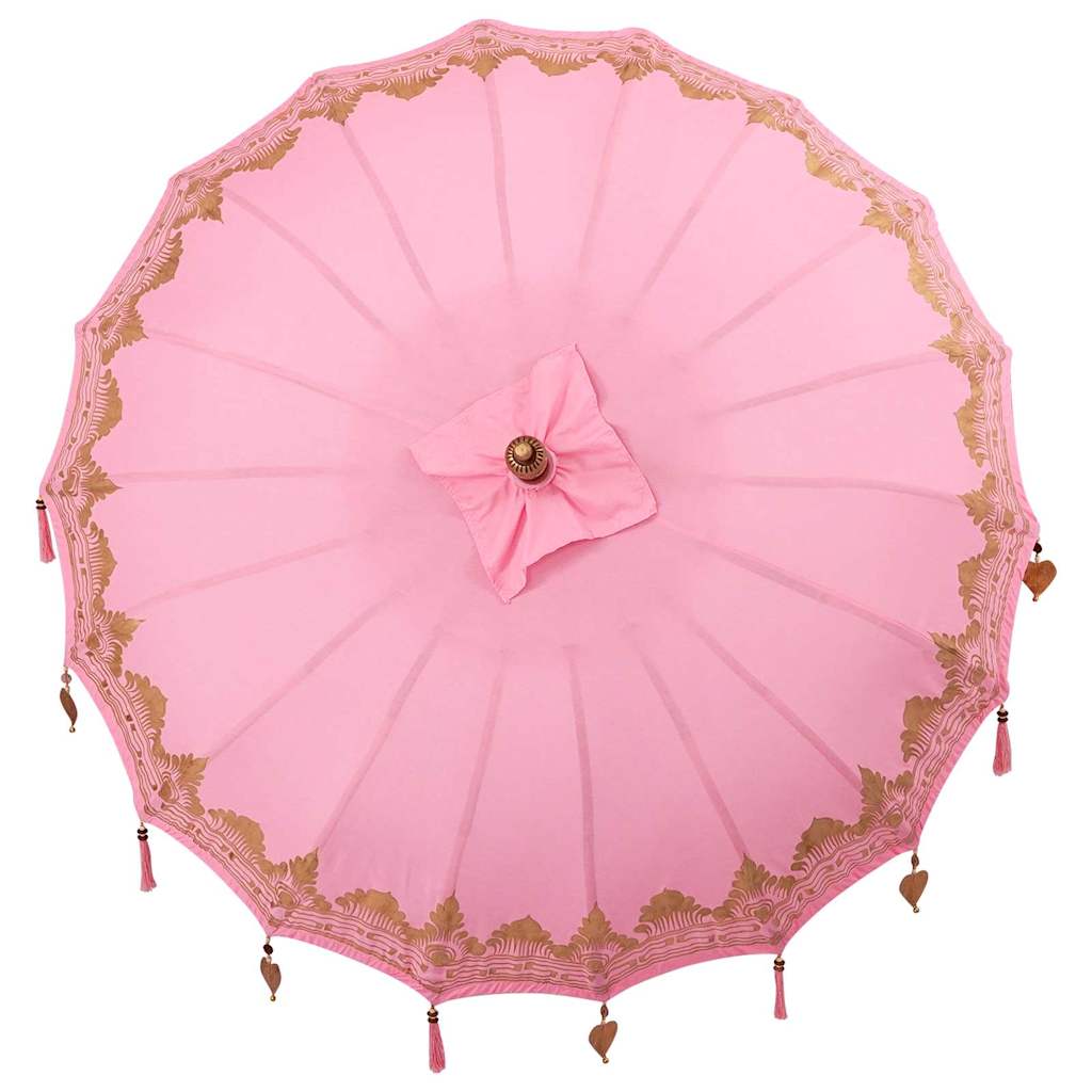 Parasoll Annet Rosa x 260 cm Bomull og solid tre