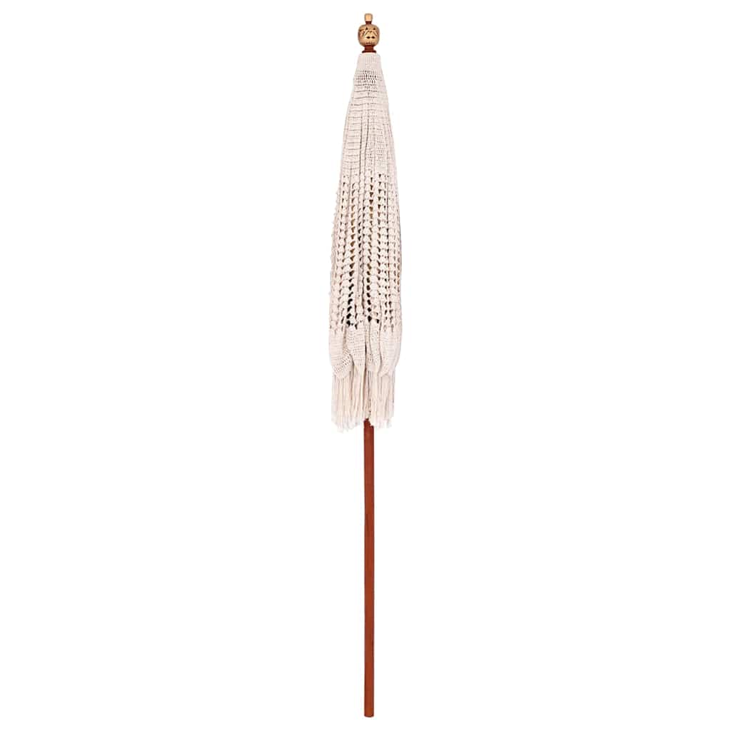 Parasoll Annet Krem x 250 cm Bomull og solid tre