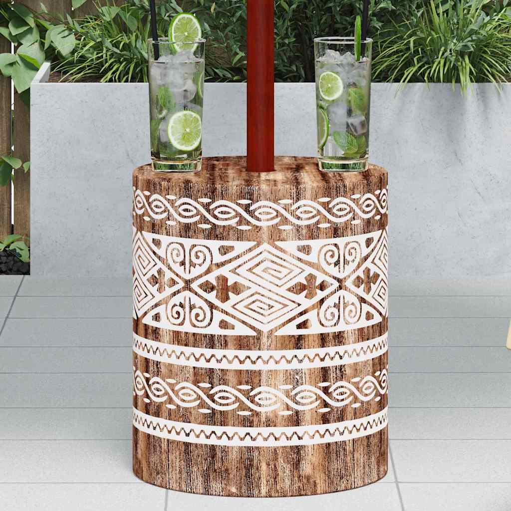 Parasollfot Annet hvittvasket Ø34 x 40 cm Heltre