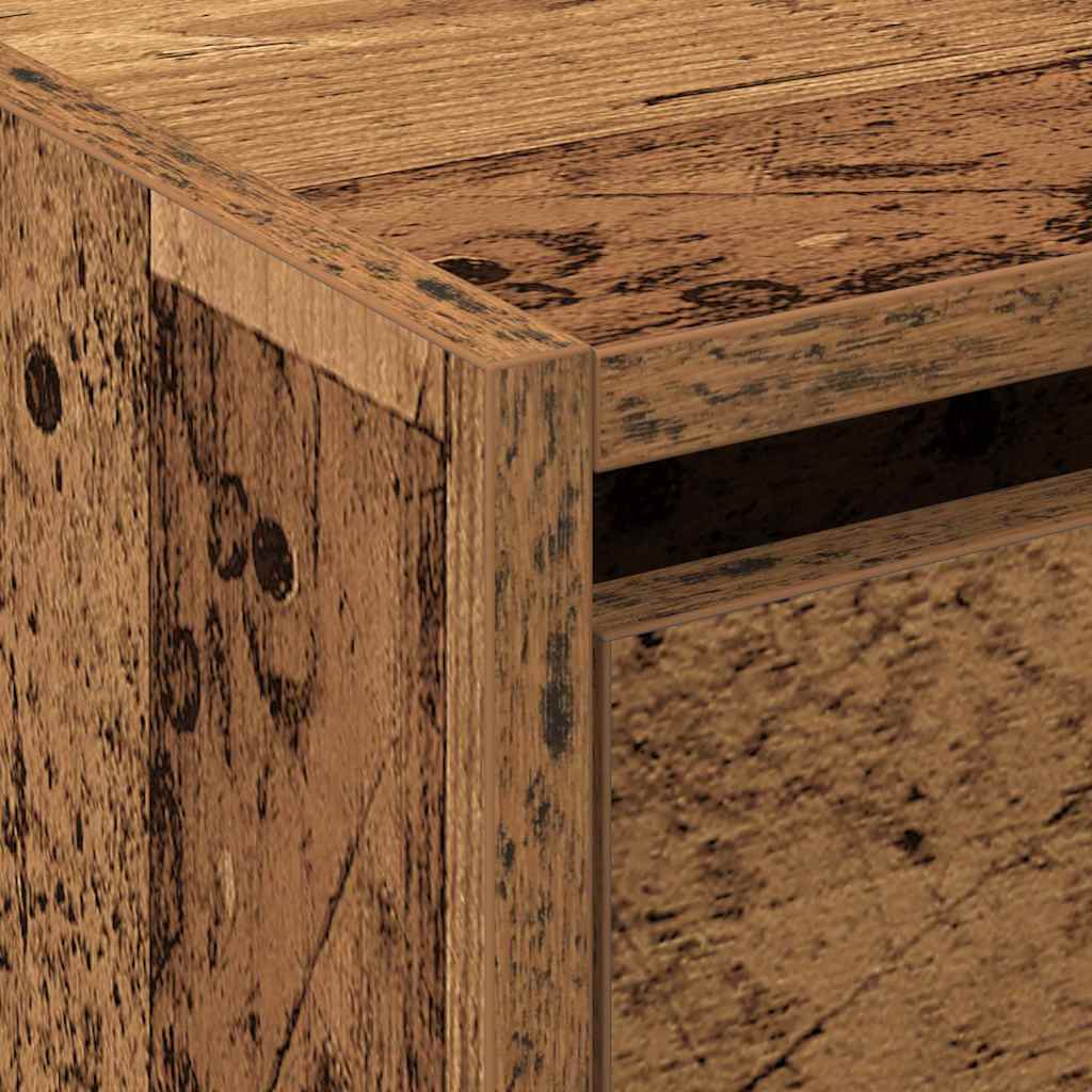Skohylle Gamle Tre 60x21x57 cm Konstruert Tre