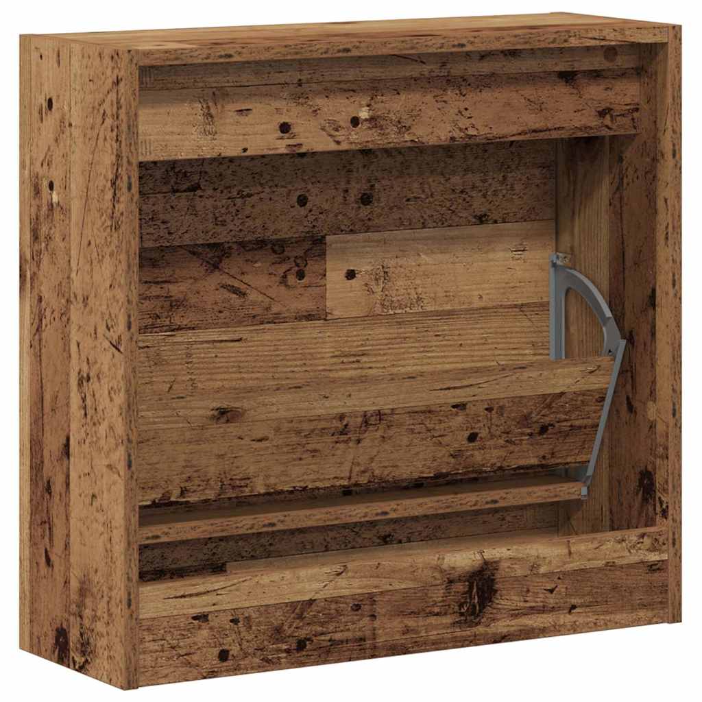 Skohylle Gamle Tre 60x21x57 cm Konstruert Tre
