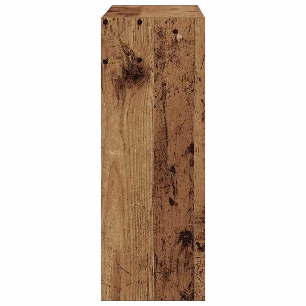 Skohylle Gamle Tre 60x21x57 cm Konstruert Tre