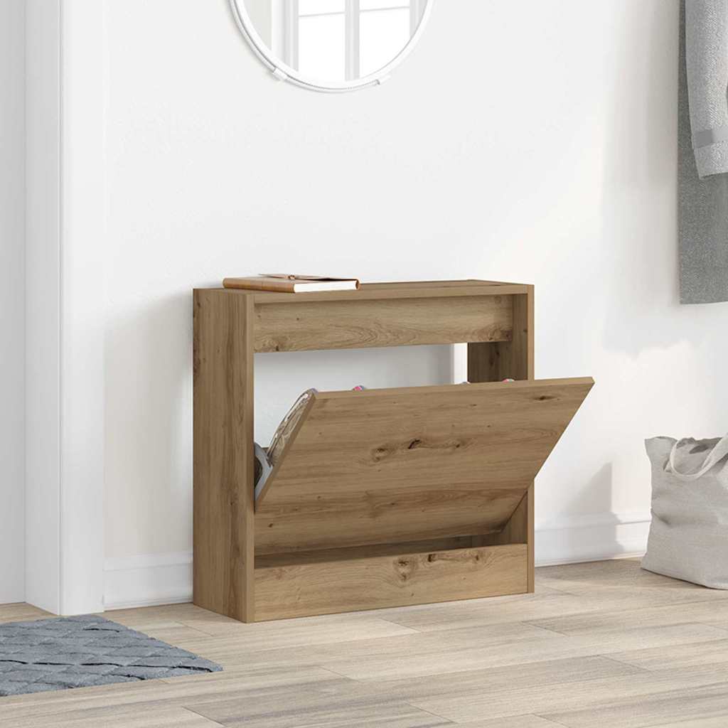 Skohylle i Artisan Eik 60x21x57 cm Konstruert Tre
