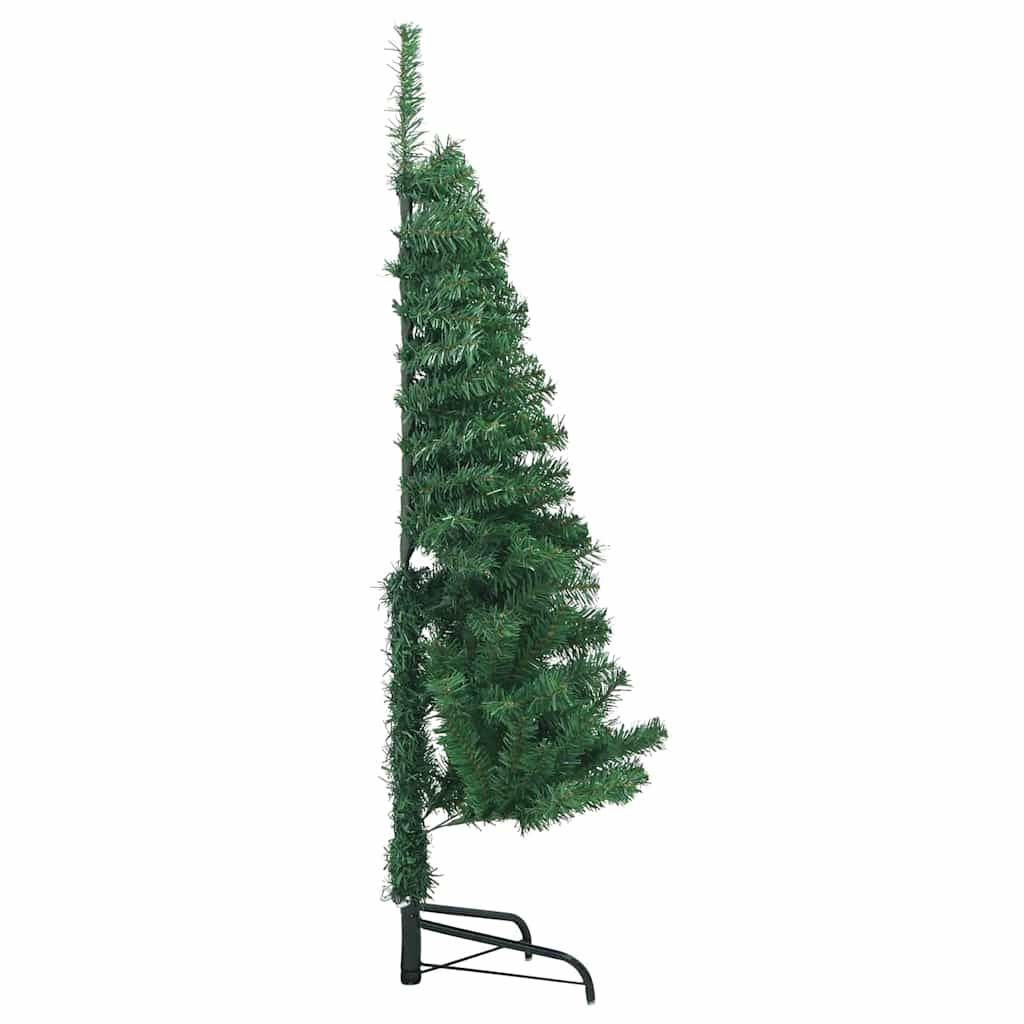 Hjørne Kunstig Jul Tre med 150 LED grønn 120 cm PVC og metall