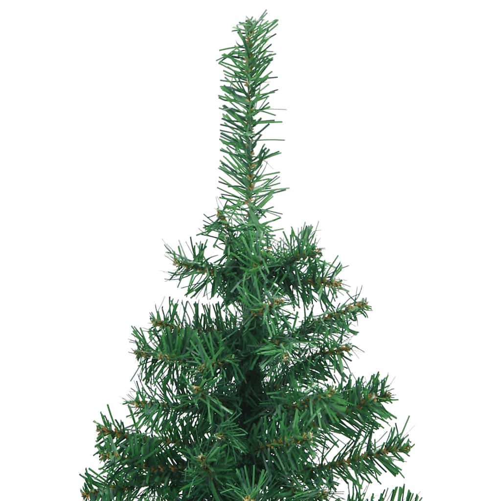 Hjørne Kunstig Jul Tre med 150 LED grønn 120 cm PVC og metall