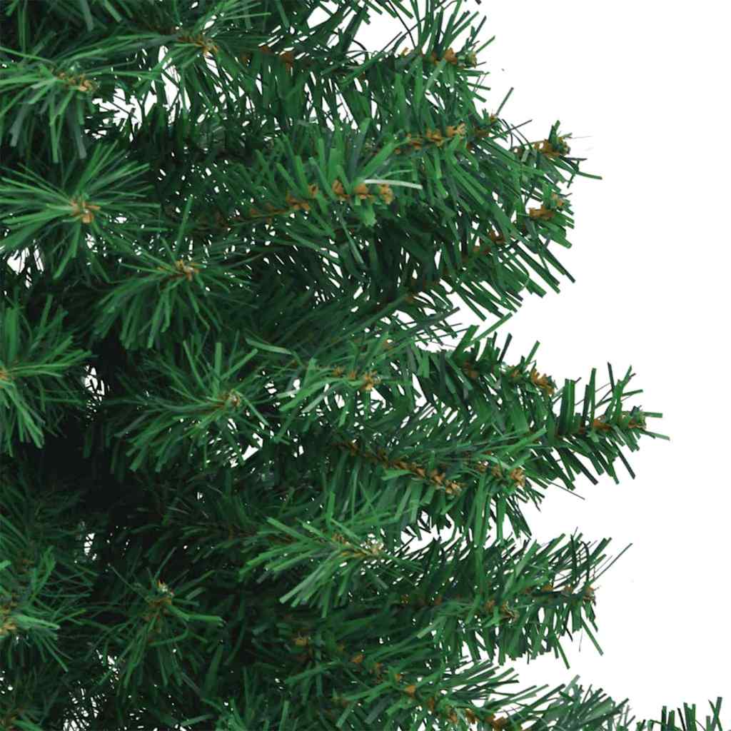 Hjørne Kunstig Jul Tre med 300 LED grønn 180 cm PVC og metall