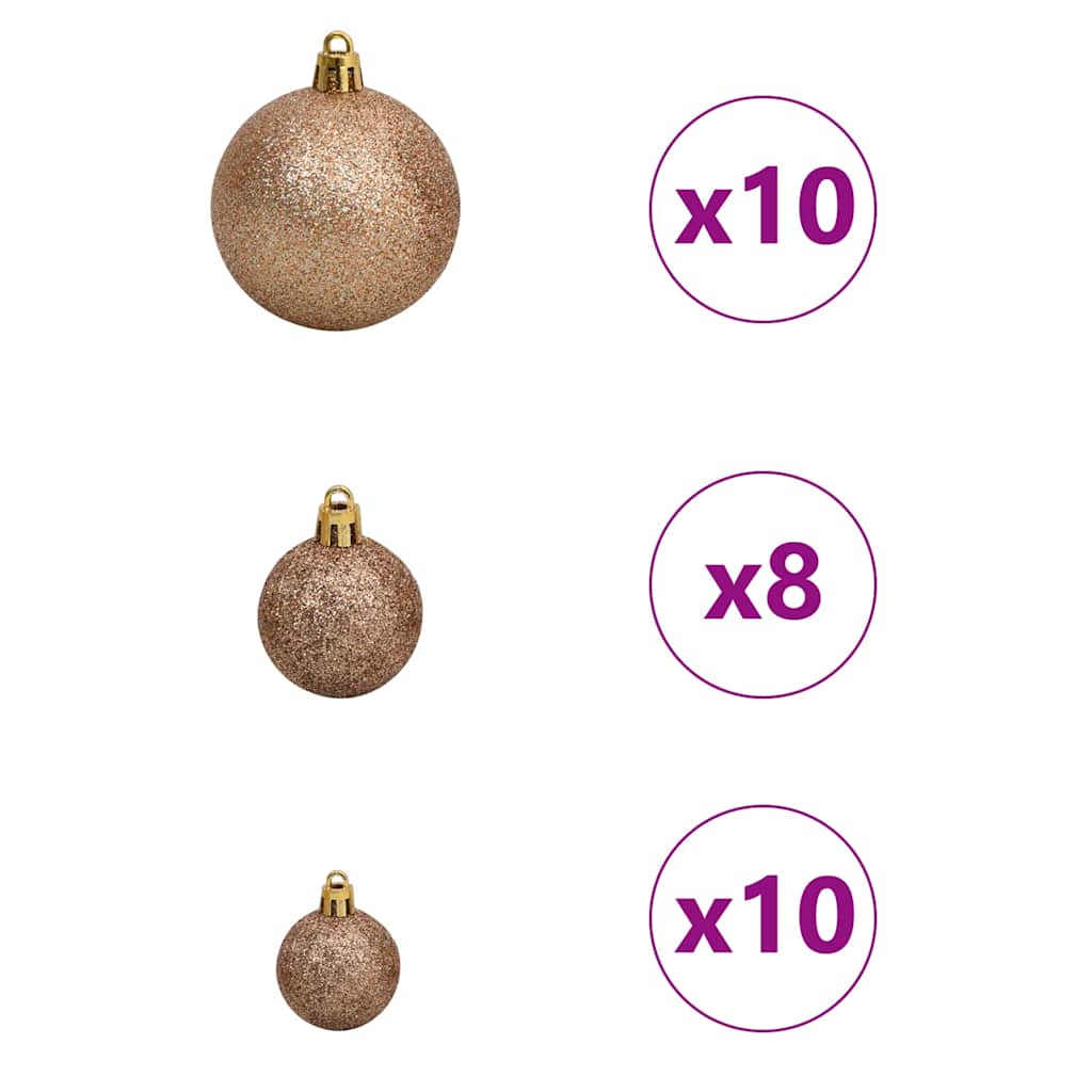 Hjørne Kunstig Jul Tre med 300 LED grønn 180 cm PVC og metall