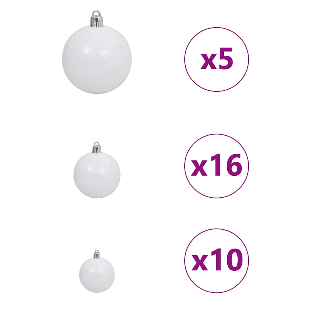 Hjørne Kunstig Jul Tre med 300 LED grønn 180 cm PVC og metall