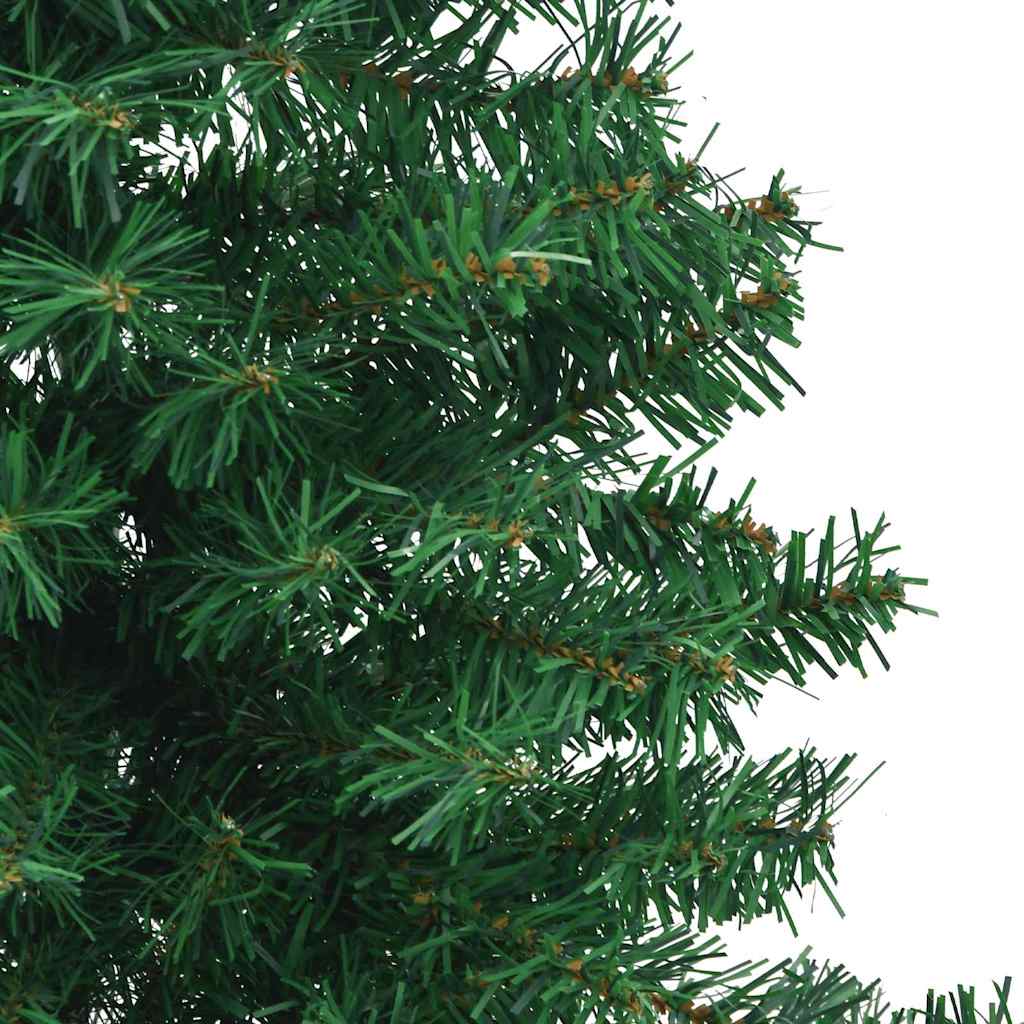 Hjørne Kunstig Jul Tre med 300 LED grønn 180 cm PVC og metall