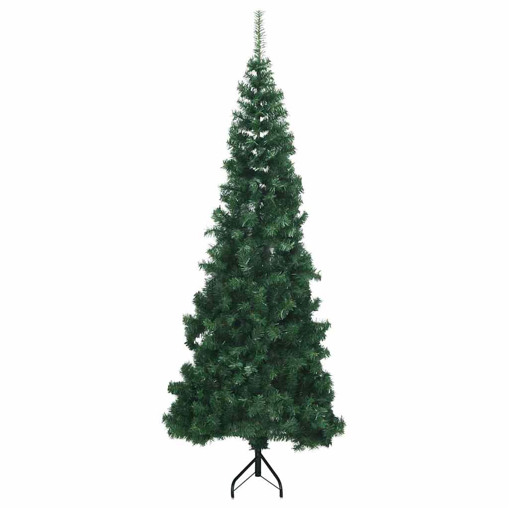 Hjørne Kunstig Jul Tre med 300 LED grønn 180 cm PVC og metall