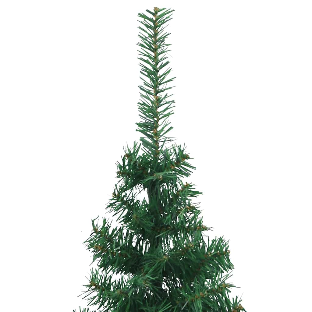 Hjørne Kunstig Jul Tre med 300 LED grønn 180 cm PVC og metall