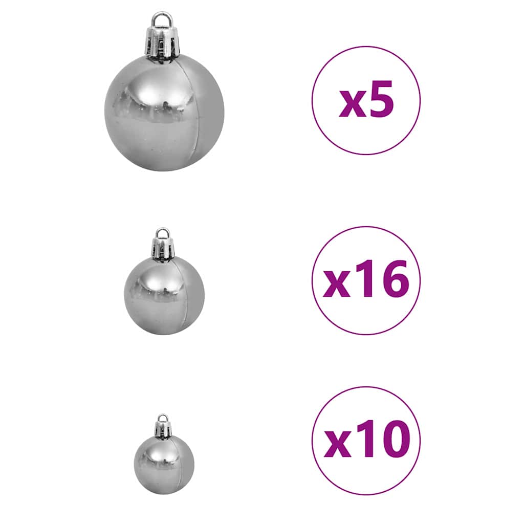 Hjørne Kunstig Jul Tre med 300 LED grønn 210 cm PVC og metall