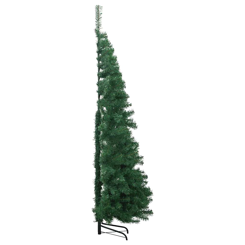 Hjørne Kunstig Jul Tre med 300 LED grønn 210 cm PVC og metall