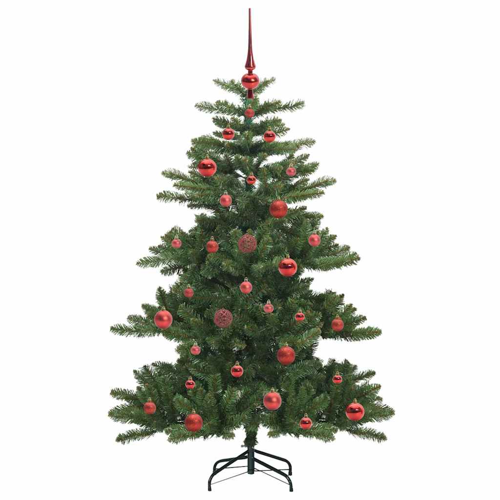 Kunstig sammensatt juletre with LEDs med stativ 150cm PVC