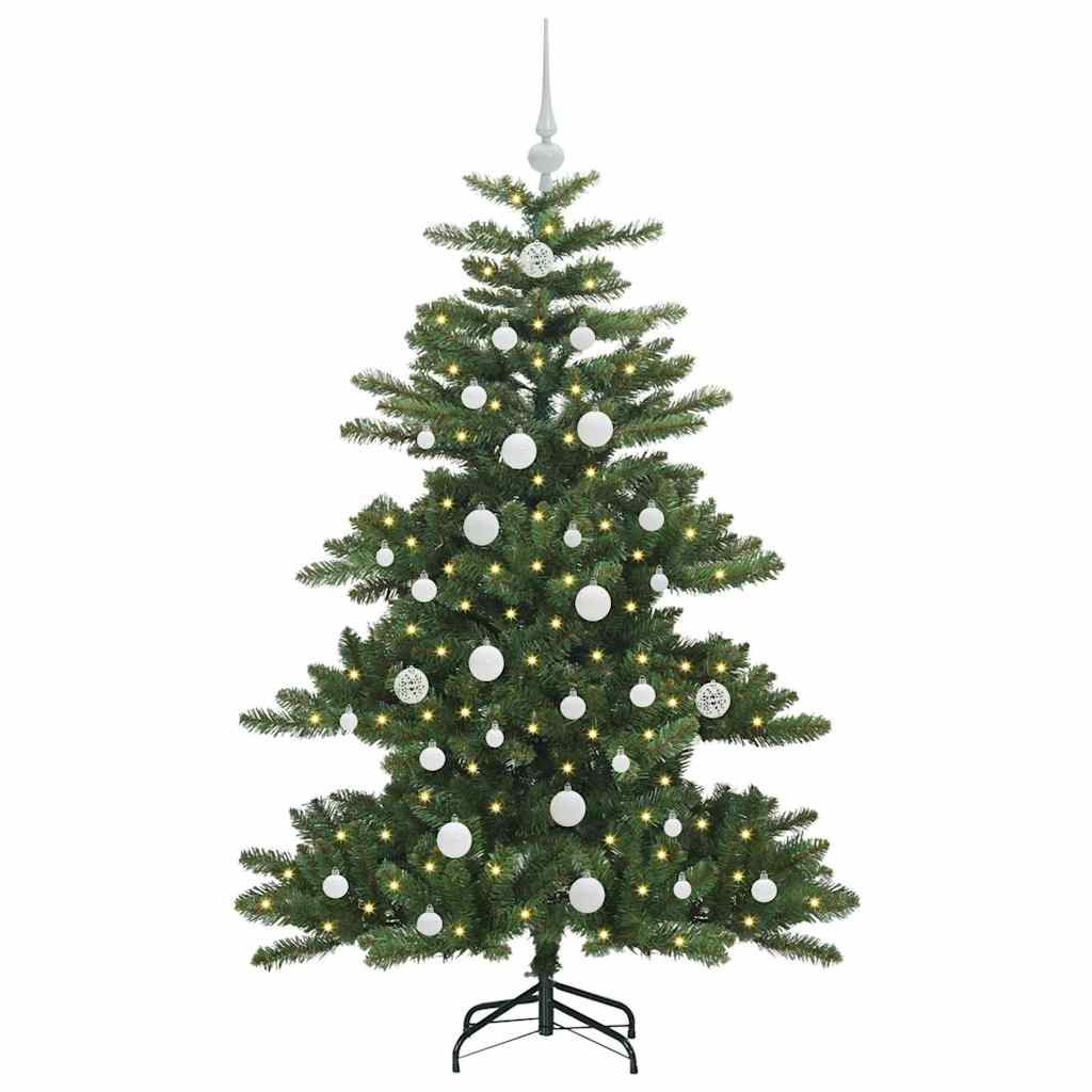 Kunstig sammensatt juletre with LEDs med stativ 150cm PVC