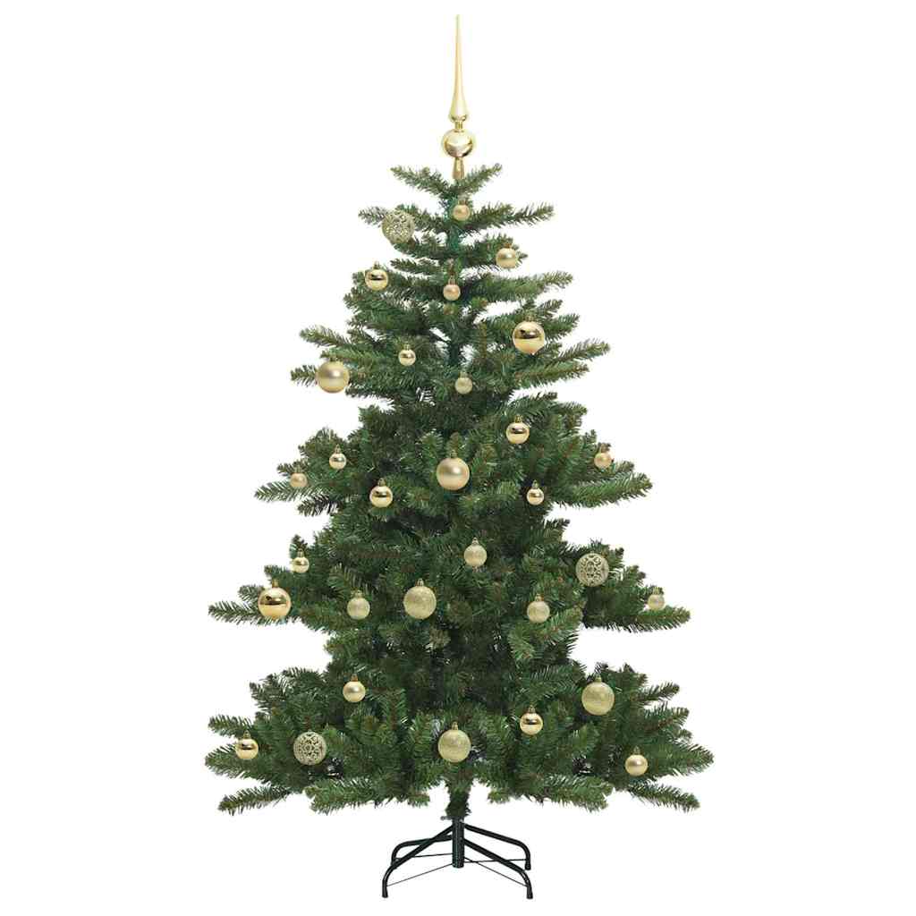 Kunstig sammensatt juletre with LEDs med stativ 150cm PVC