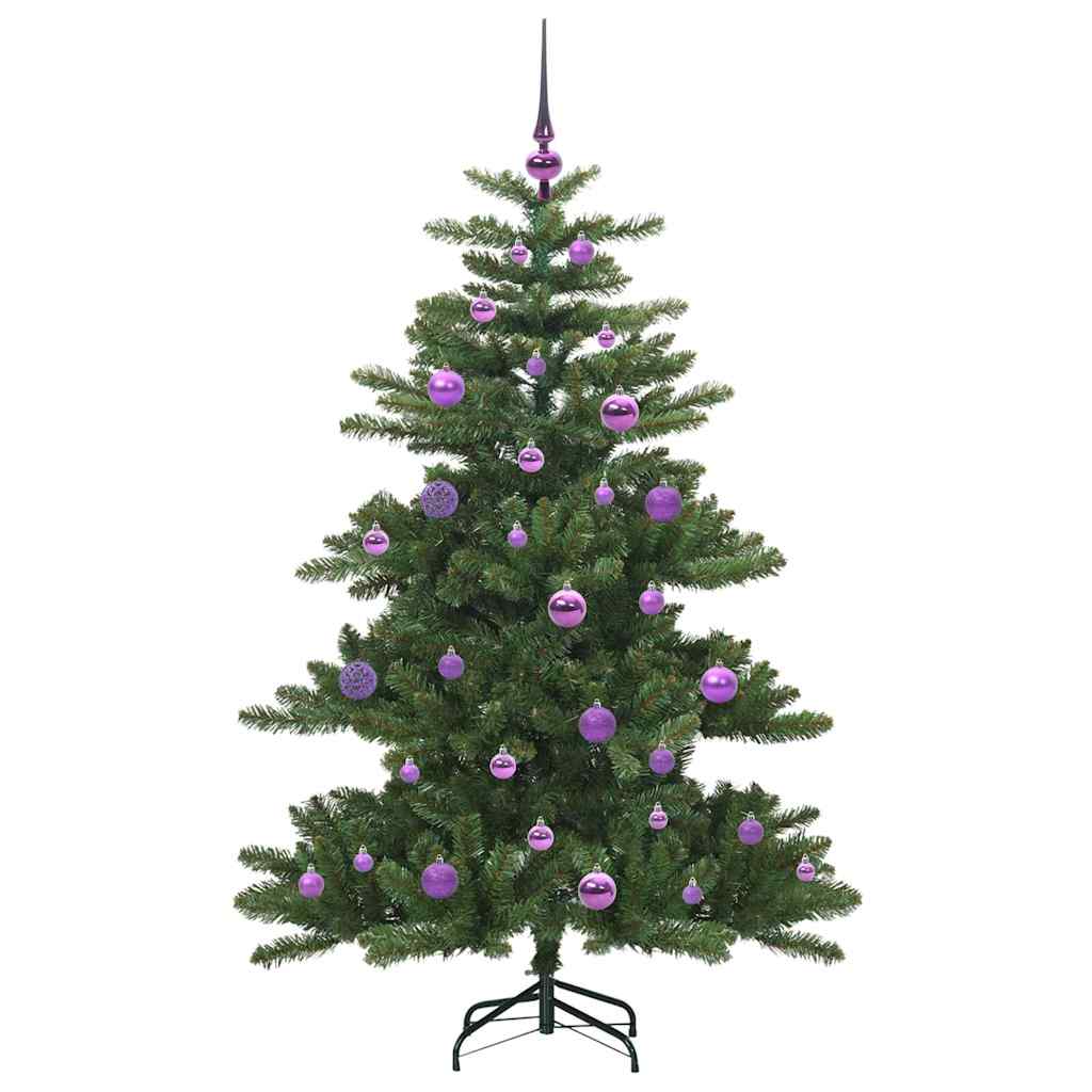 Kunstig sammensatt juletre with LEDs med stativ 150cm PVC