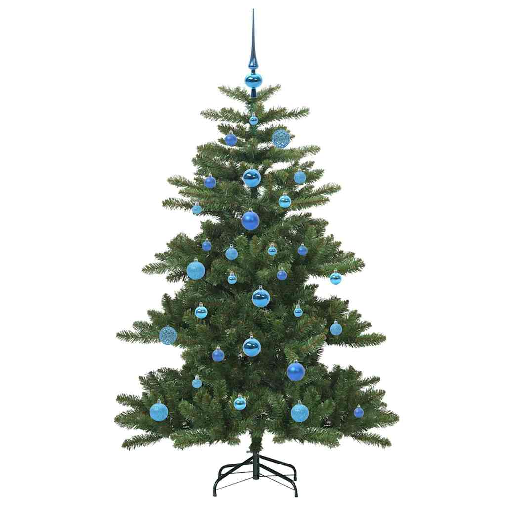 Kunstig sammensatt juletre with LEDs med stativ 150cm PVC