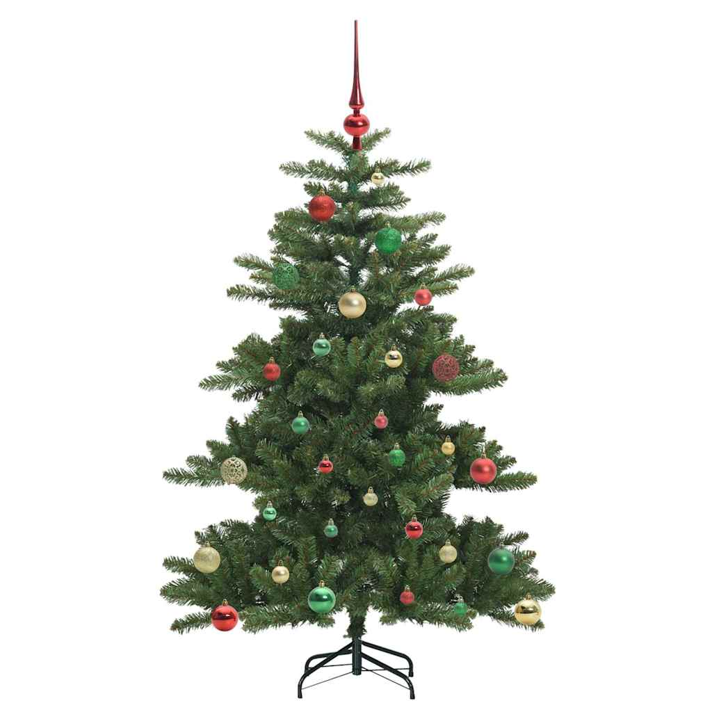 Kunstig sammensatt juletre with LEDs med stativ 150cm PVC