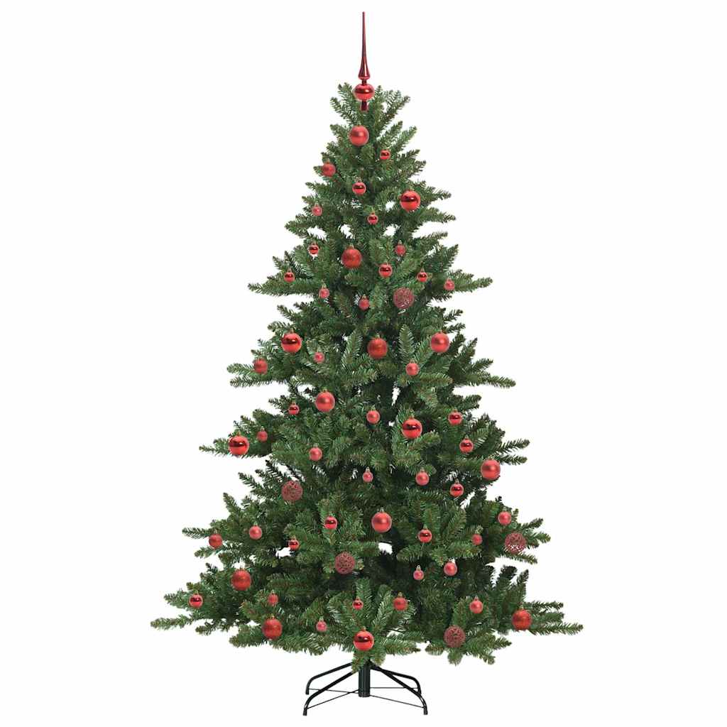 Kunstig sammensatt juletre with LEDs med stativ 180cm PVC