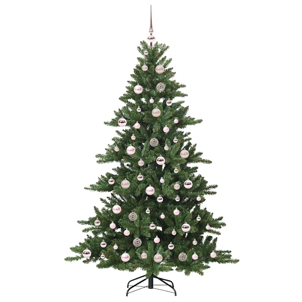 Kunstig sammensatt juletre with LEDs med stativ 180cm PVC