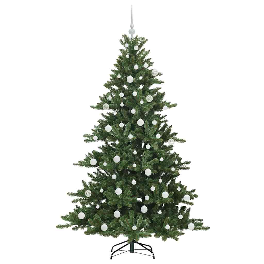 Kunstig sammensatt juletre with LEDs med stativ 180cm PVC