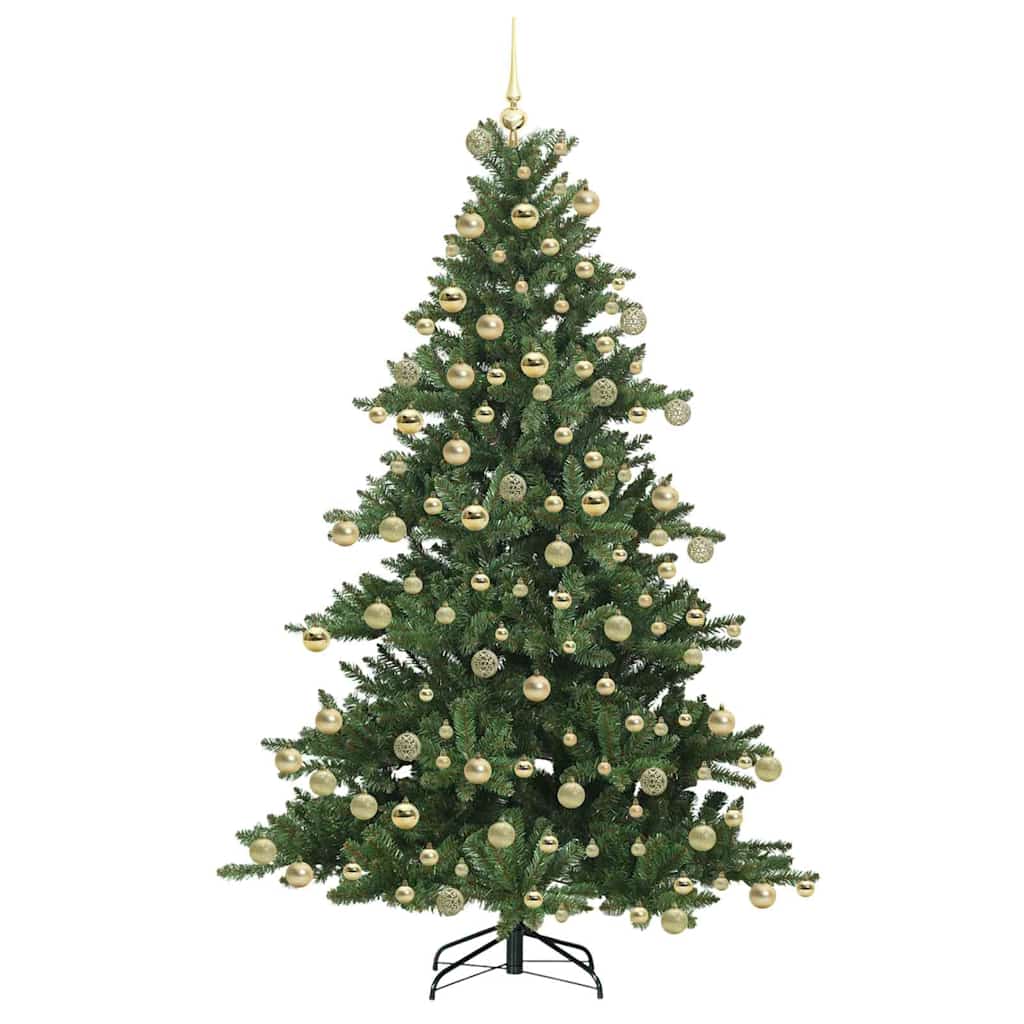 Kunstig sammensatt juletre with LEDs med stativ 180cm PVC