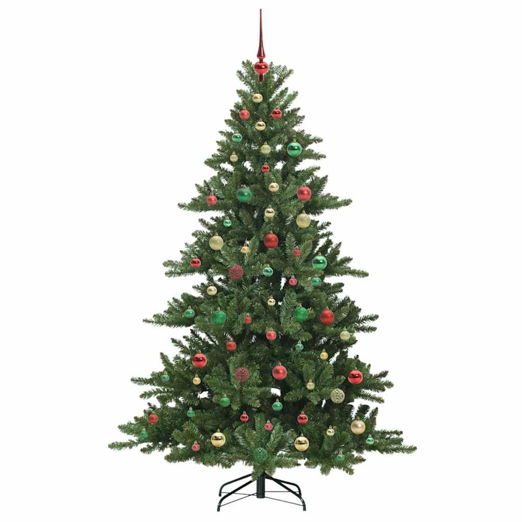 Kunstig sammensatt juletre with LEDs med stativ 180cm PVC