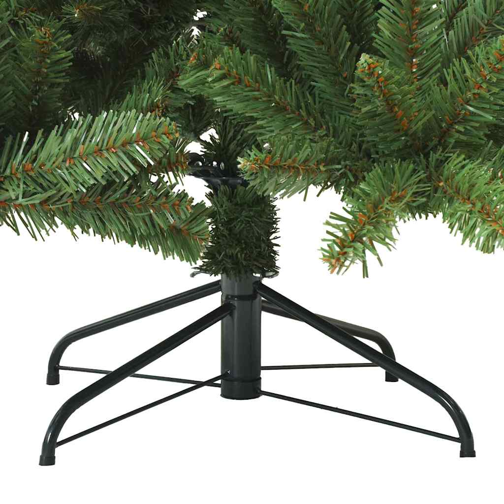Kunstig sammensatt juletre med 300 LED-er grønn 210 cm PVC