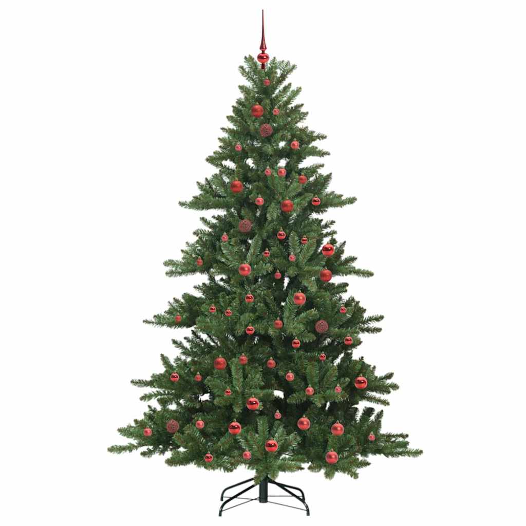 Kunstig sammensatt juletre with LEDs med stativ 210cm PVC
