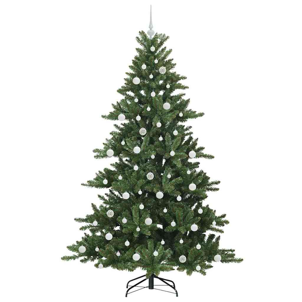 Kunstig sammensatt juletre with LEDs med stativ 210cm PVC