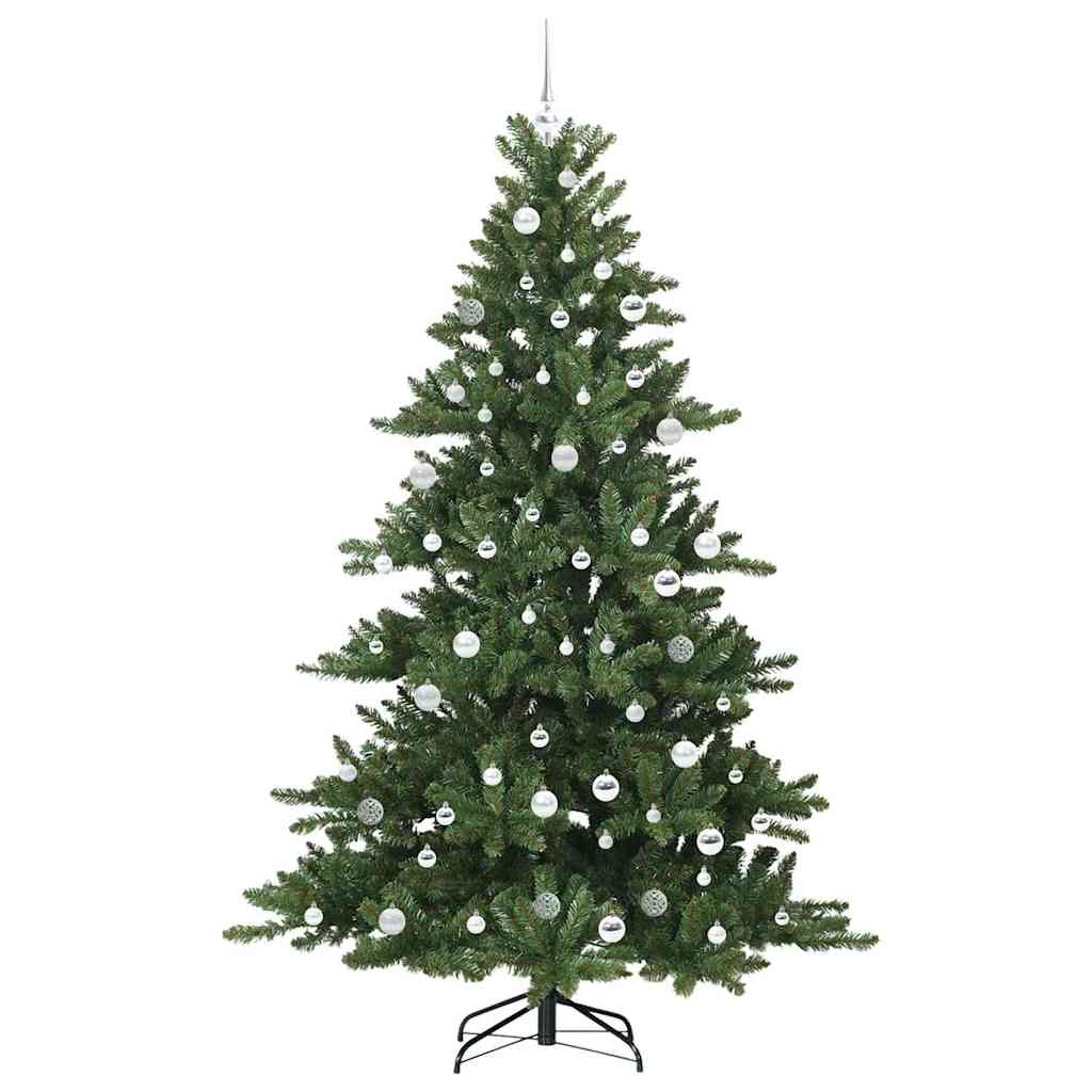 Kunstig sammensatt juletre with LEDs med stativ 210cm PVC