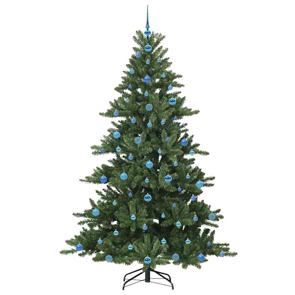 Kunstig sammensatt juletre with LEDs med stativ 210cm PVC