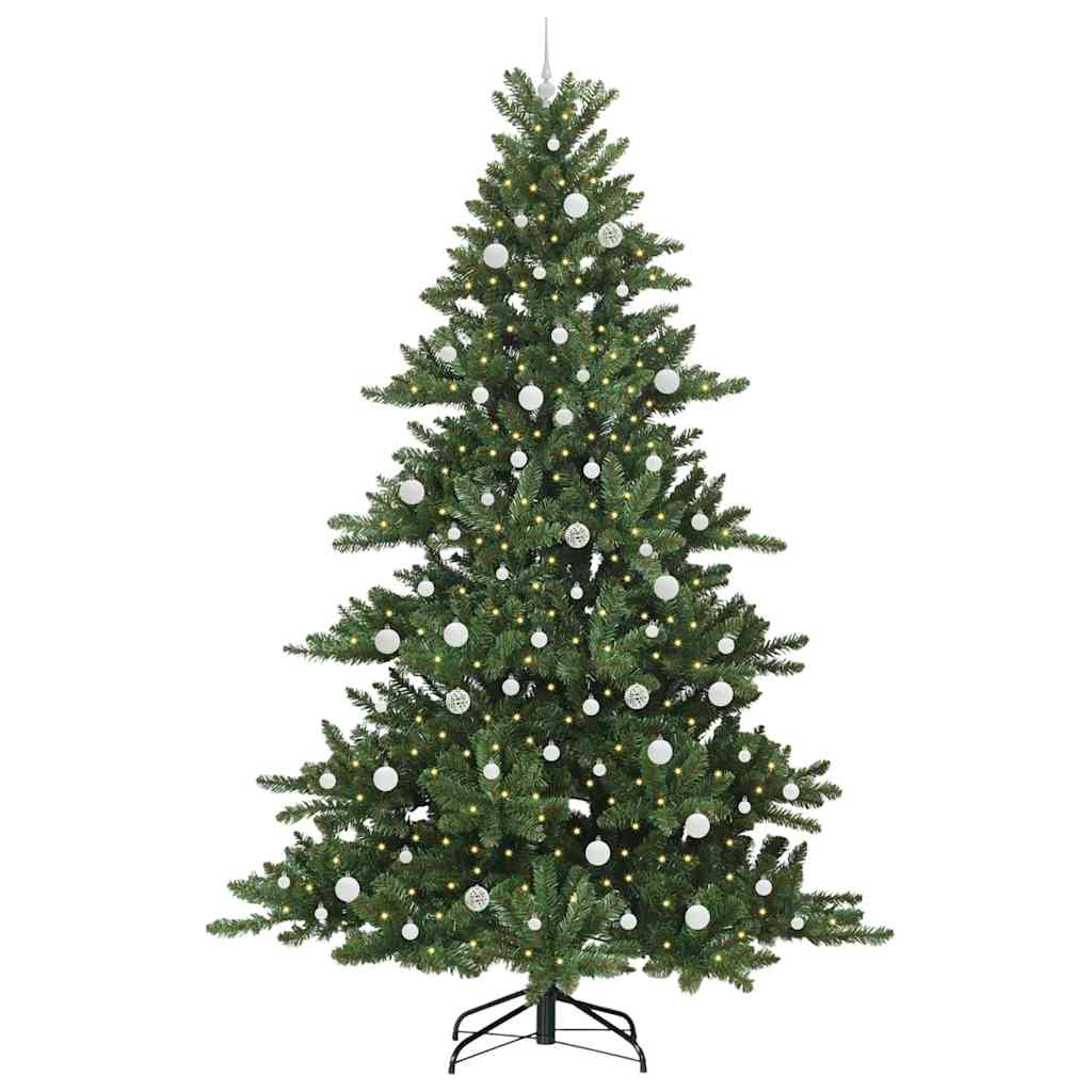 Kunstig sammensatt juletre with LEDs med stativ 240cm PVC