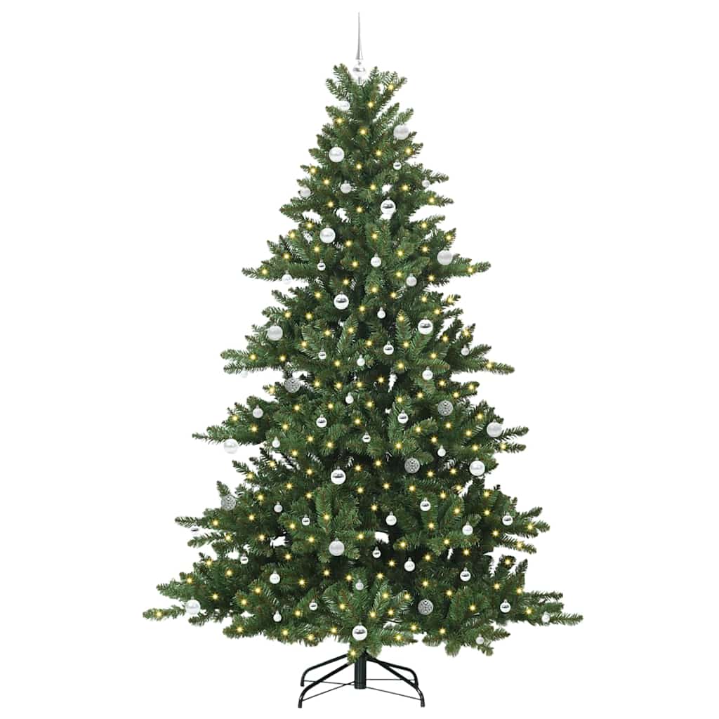 Kunstig sammensatt juletre with LEDs med stativ 240cm PVC