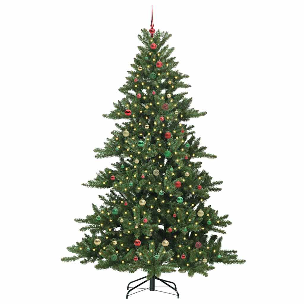 Kunstig sammensatt juletre with LEDs med stativ 240cm PVC